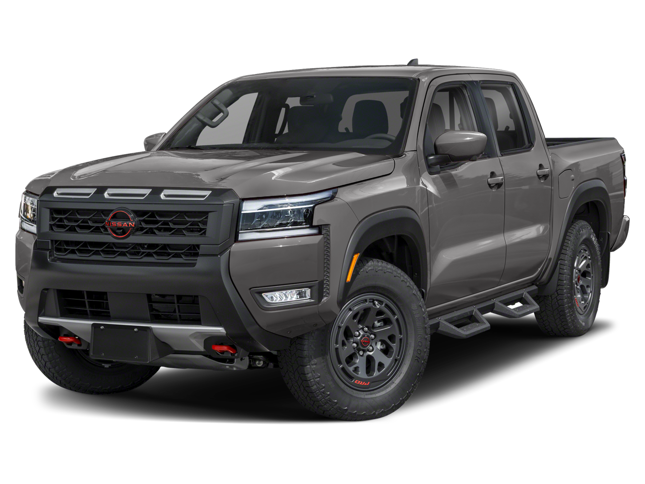 2026 Nissan Frontier Crew Cab PRO-4X in GLACIER WHITE — front three-quarter view